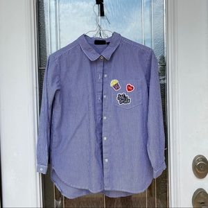 Kidpik button up shirt size:16